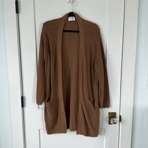 Old Navy open front cardigan sweater in camel